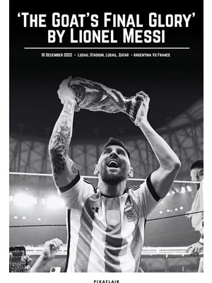 Pixaflair - Lionel Messi Moment - Tablo - Çerçevesiz Poster