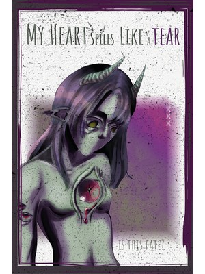 tp Retro Vintage 5 mm Ahşap Üzerine My Heart Temalı Poster Tablo 20X30 cm