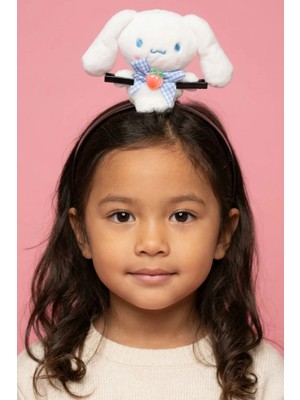 Katia & Bony Fiyonklu Köpek Figürlü Beyaz Çocuk Taç