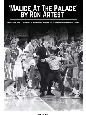 Pixaflair - Ron Artest Moment - Tablo - Çerçevesiz Poster