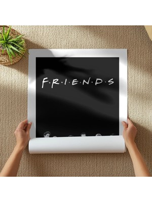 Pixaflair - Friends - Smile - Tablo - Çerçevesiz Film Poster