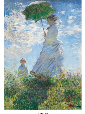Pixaflair - Claude Monet's Madame Monet And Her Son - Tablo - Çerçevesiz Poster