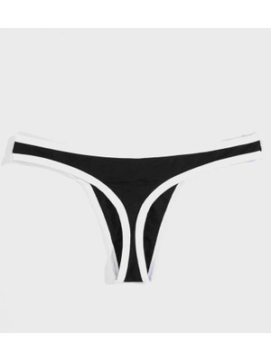 Beei Erkek Biyeli Siyah Tanga