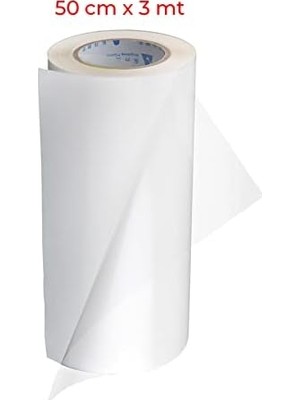 Şeffaf Yapışkanlı Folyo 50 cm x 3 Metre