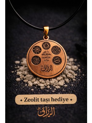 İyyaKe Erkek Kadın Bakır Kolye 8 Koruyucu Dualı Ayetel Kürsi,süleyman Mührü ,kitmir Duası Deri Kolye