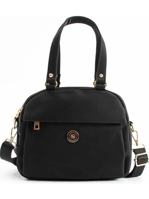 Sanmorris Sanmoris Kadın Beş Bölmeli Çapraz Askılı El ve Omuz Çantası