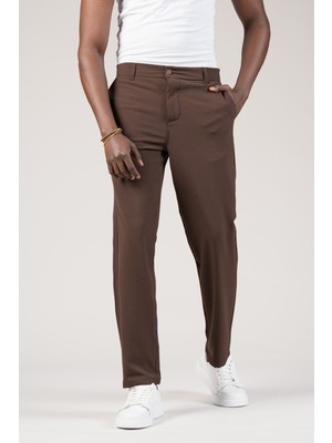 Akçaylar Yazlık Astarsız Arka Beli Lastikli Geniş Paça Yarım Baggy Kumaş Pantolon