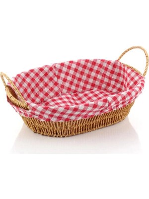 MİEN Mien Rattan Oval Sepet 28X20X8.5 cm