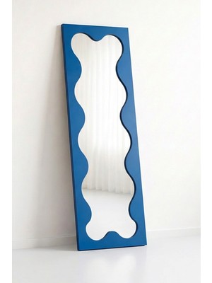 Ortakçı Design Flow Frame – Içi Dalgalı Boy Aynası | Modern Dekoratif Mdf Ayna 150 x 40 cm