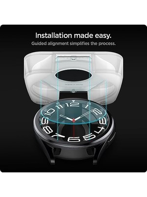 Galaxy 6 (43MM) Cam Ekran Koruyucu Kolay Kurulum Glas.tr Ez Fit Slim Hd (2 Adet) - AGL07067