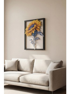 Morimora Art-Deco Renkli Metal Duvar Dekoru Serisi