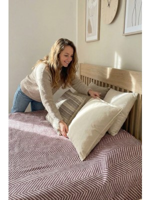 Rikka Home Çift Kişilik Pike 200X230 cm – Pamuk Karışımlı, Çift Taraflı, Hafif & Nefes Alabilen Battaniye