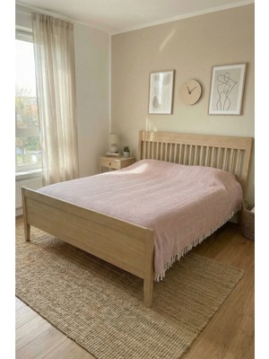 Rikka Home Çift Kişilik Pike 200X230 cm – Pamuk Karışımlı, Çift Taraflı, Hafif & Nefes Alabilen Battaniye