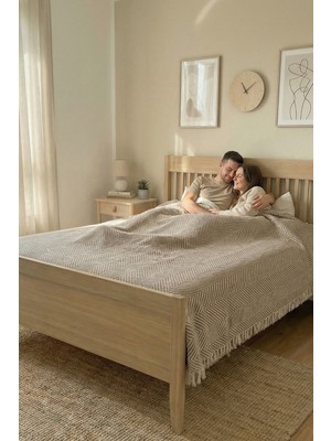 Rikka Home Çift Kişilik Pike 200X230 cm – Pamuk Karışımlı, Çift Taraflı, Hafif & Nefes Alabilen Battaniye
