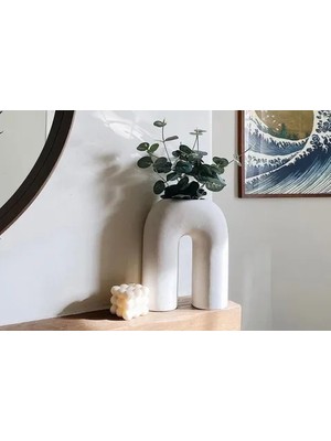 Vivense Iskandinav Moni Vazo, Beyaz, CY1636