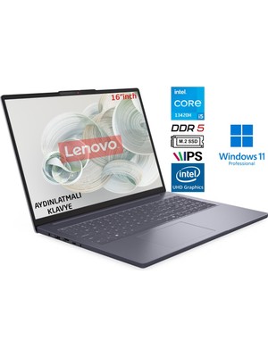 Lenovo ıdeapad Slim 3 16IRH10 Intel Core I5 13420H 24GB 512GB SSD W11 Pro 16” Wuxga 83K20077TR Prestij