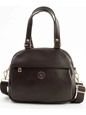 Sanmorris Sanmoris Kadın Beş Bölmeli Çapraz Askılı El ve Omuz Çantası