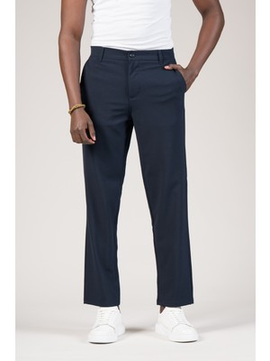 Akçaylar Yazlık Astarsız Arka Beli Lastikli Geniş Paça Yarım Baggy Kumaş Pantolon