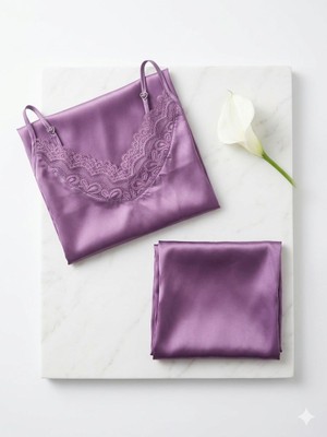 Mihra Homewear Saten Pijama Takım