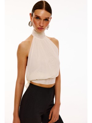 Love On Friday Anaıs Sırtı Açık Tül Üst