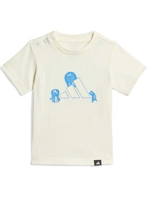 Adidas Tiro Nster Bebek Ekru Yuvarlak Yaka Tişört
