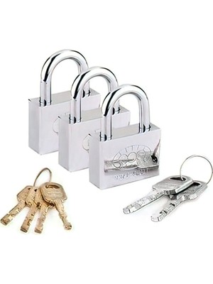 Skygo Krm Tek Anahtarla Açılan Paslanmaz Çelik Asma Kilit 6 Lü Set Krm