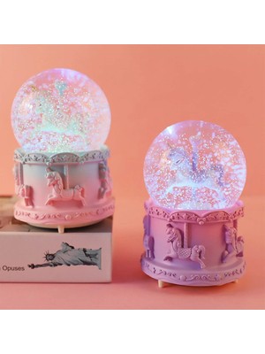 Skygo Krm Orta Boy Unicorn Kar Küresi Krm