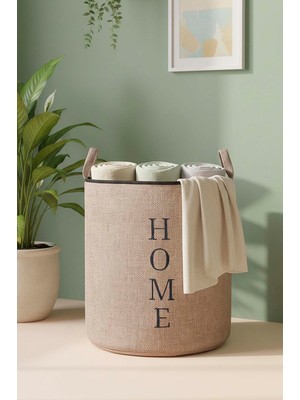 Home Yazılı Çamaşır Sepeti