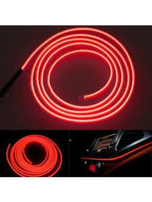 Kırmızı LED Neon Araba Torpido Aydınlatma IP67 3 Metre Parlak Işık