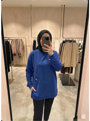 Azram Fashion Kadın Flora Desenli Tesettür Tunik