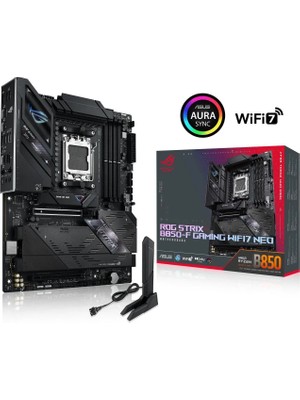 ASUS ROG STRIX B850-F GAMING NEO AMD B850 AM5 DDR5 9000 HDMI 4x M2 USB3.2 Gen 2x2 WiFi 7 + BT AURA RGB 2.5Gbit LAN ATX