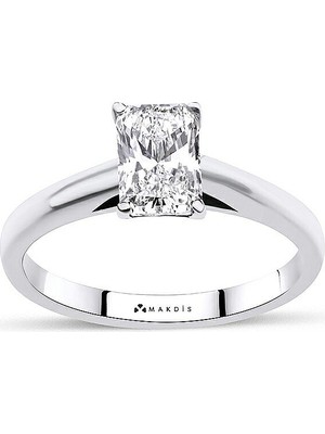 Makdis Pırlanta 1.05 Karat Radiant Tektaş Pırlanta Yüzük