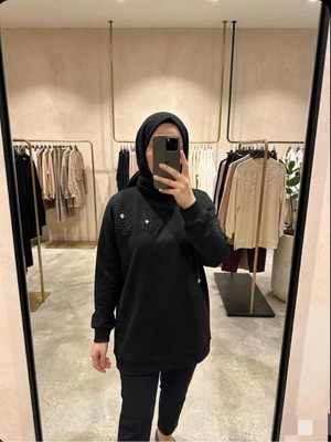 Azram Fashion Kadın Flora Desenli Tesettür Tunik