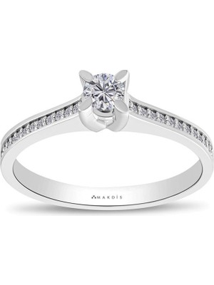 Makdis Pırlanta 0.30 Karat Tektaş Pırlanta Yüzük