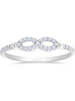 Makdis Pırlanta 0.10 Karat Tasarım Pırlanta Yüzük