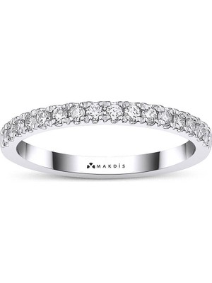 Makdis Pırlanta 0.25 Karat Yarımtur Pırlanta Yüzük