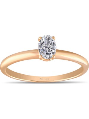 Makdis Pırlanta 0.30 Karat Tektaş Pırlanta Yüzük