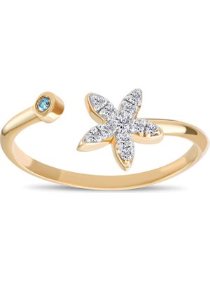 Makdis Pırlanta 0.10 Karat Tasarım Pırlanta Yüzük