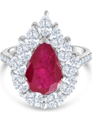 Makdis Pırlanta 5.75 Karat Yakut Pırlanta Yüzük