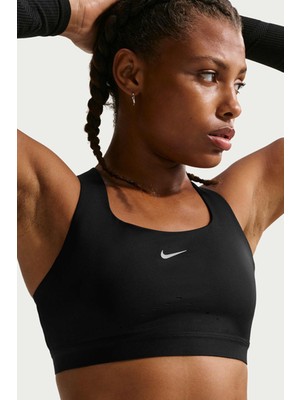 Nike Swift Kadın Yüksek Destekli Sporcu Sütyeni (Hafif Astarlı)