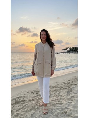 Nuss Çep Detayli Kap - 6041 Bej