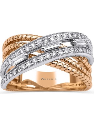 Makdis Pırlanta 1.00 Karat Tasarım Pırlanta Yüzük