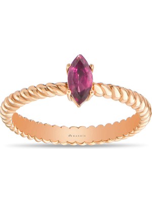 Makdis Pırlanta 0.40 Karat Renkli Pırlanta Yüzük