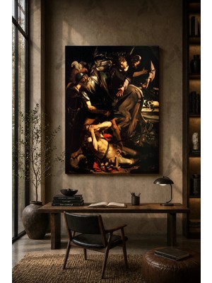 Artease Michelangelo Merisi Aziz Paul'un Dönüşümü (1600) Kanvas Tablo