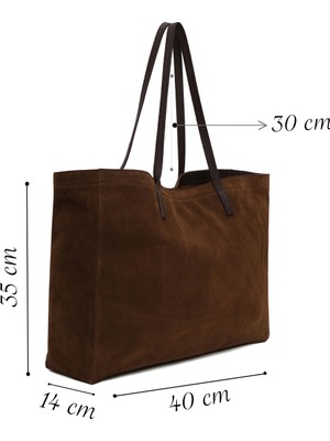 Derimod Kadın Kahverengi Süet Deri Omuz Çantası 25ABD231110