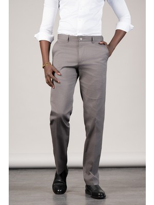 Notra Regular Fit Pamuklu Dokulu Klasik Yazlık Gabardin Pantolon
