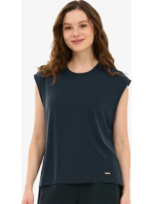 Skechers S2610047-3817 W Soft Touch Loose Fit Kadın T-Shirt