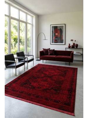 Efor Halı Antique Bordo Halı Modern Dokuma Halı Yumuşak Oturma Odası Salon Çocuk Odası Mutfak Halısı P1438