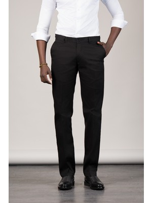 Notra Regular Fit Pamuklu Dokulu Klasik Yazlık Gabardin Pantolon