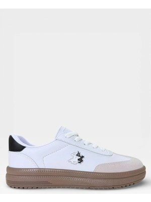 Liger Unisex Rahat Hafif Termo Taban Kadın Sneaker Ayakkabı Beyaz Siyah